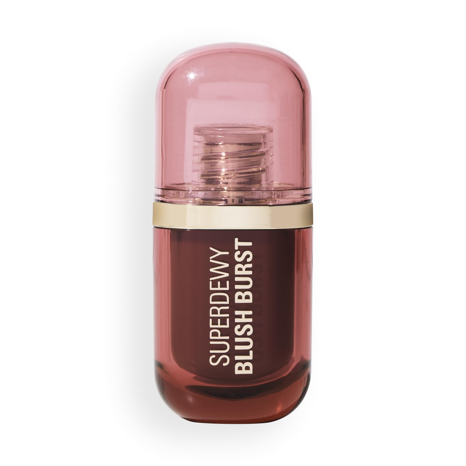 Revolution Beauty London lifestyle flatlay with pouch showing portable on-the-go benefit