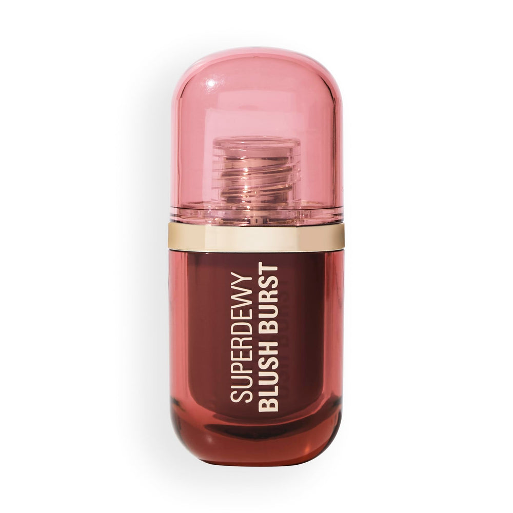 Revolution Beauty London lifestyle flatlay with pouch showing portable on-the-go benefit