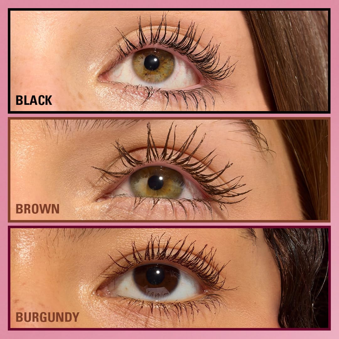 Revolution Beauty London wand with product swirl showing smooth tubing formula texture and coverage