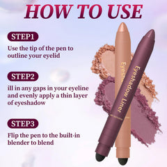 rexibuz arm swatches comparing sheer to built-up plum intensity