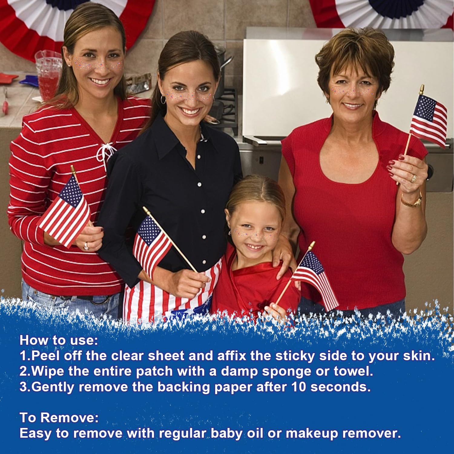 RG ROUGE LX lifestyle parade scene displaying bold American-flag themed sparkle