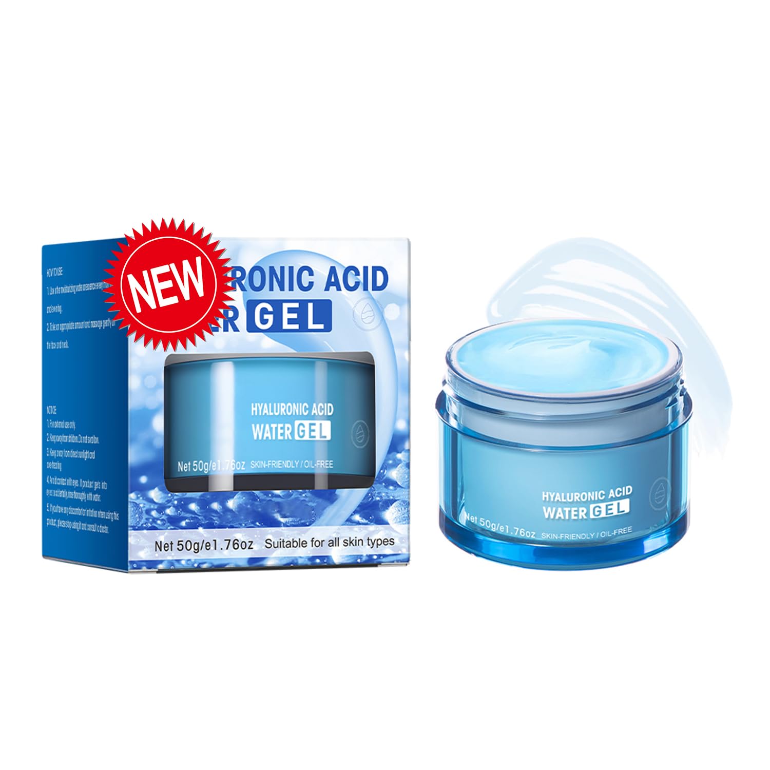 RG ROUGE LX front packaging showing compact water gel for easy hydration
