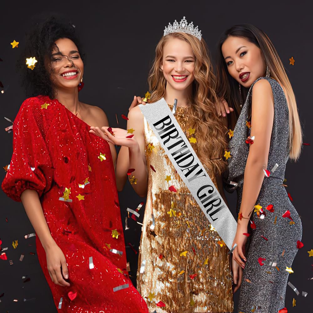 RGHSZ crown worn by model in party setting showing confident celebratory look