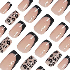 rhspayh close-up of leopard print and glossy finish highlighting chic detail