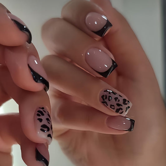 rhspayh front packaging showing 24-piece nail set and benefits of ready-to-use convenience