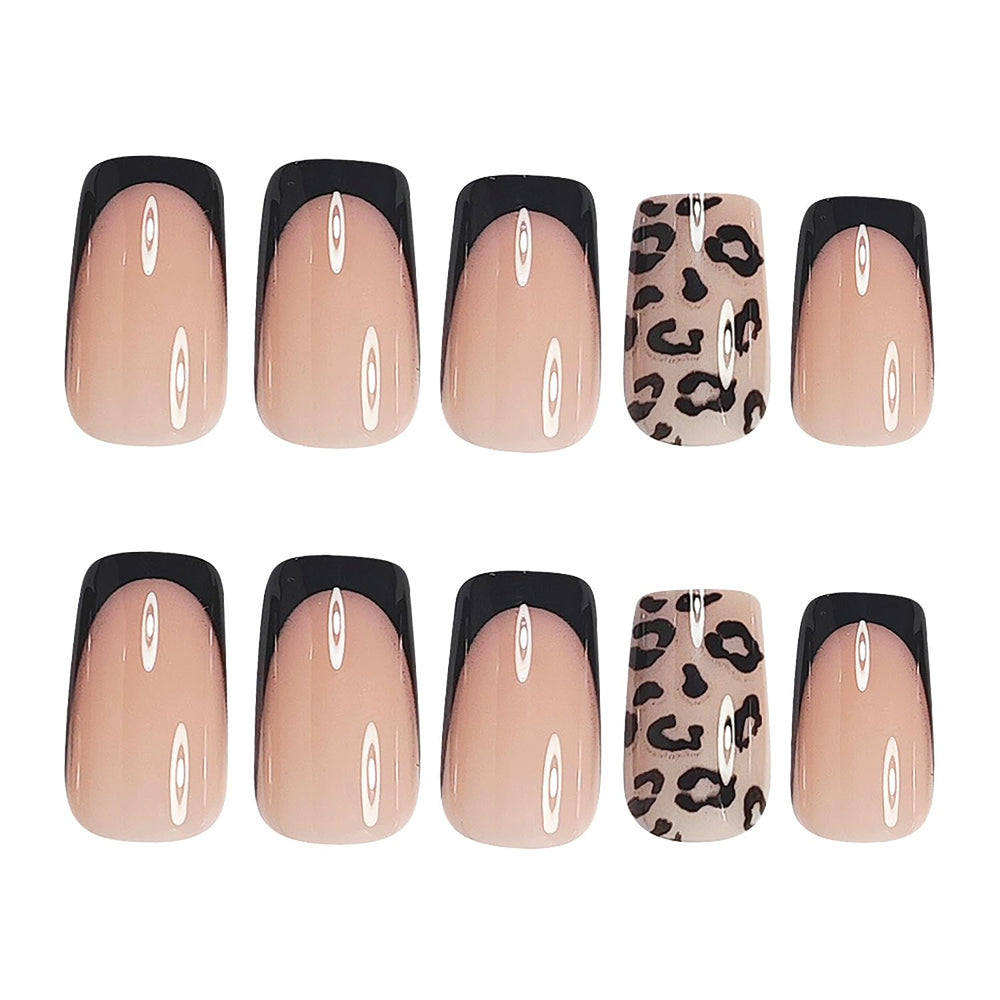 rhspayh nails in hand to demonstrate true size and easy wearable length
