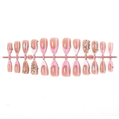 rhspayh worn on hands in lifestyle shot, illustrates elegant finished manicure
