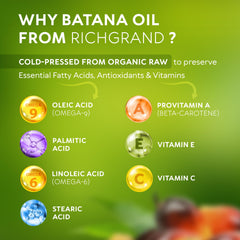 RICHGRAND applying Batana Oil as a hair mask to repair and soften
