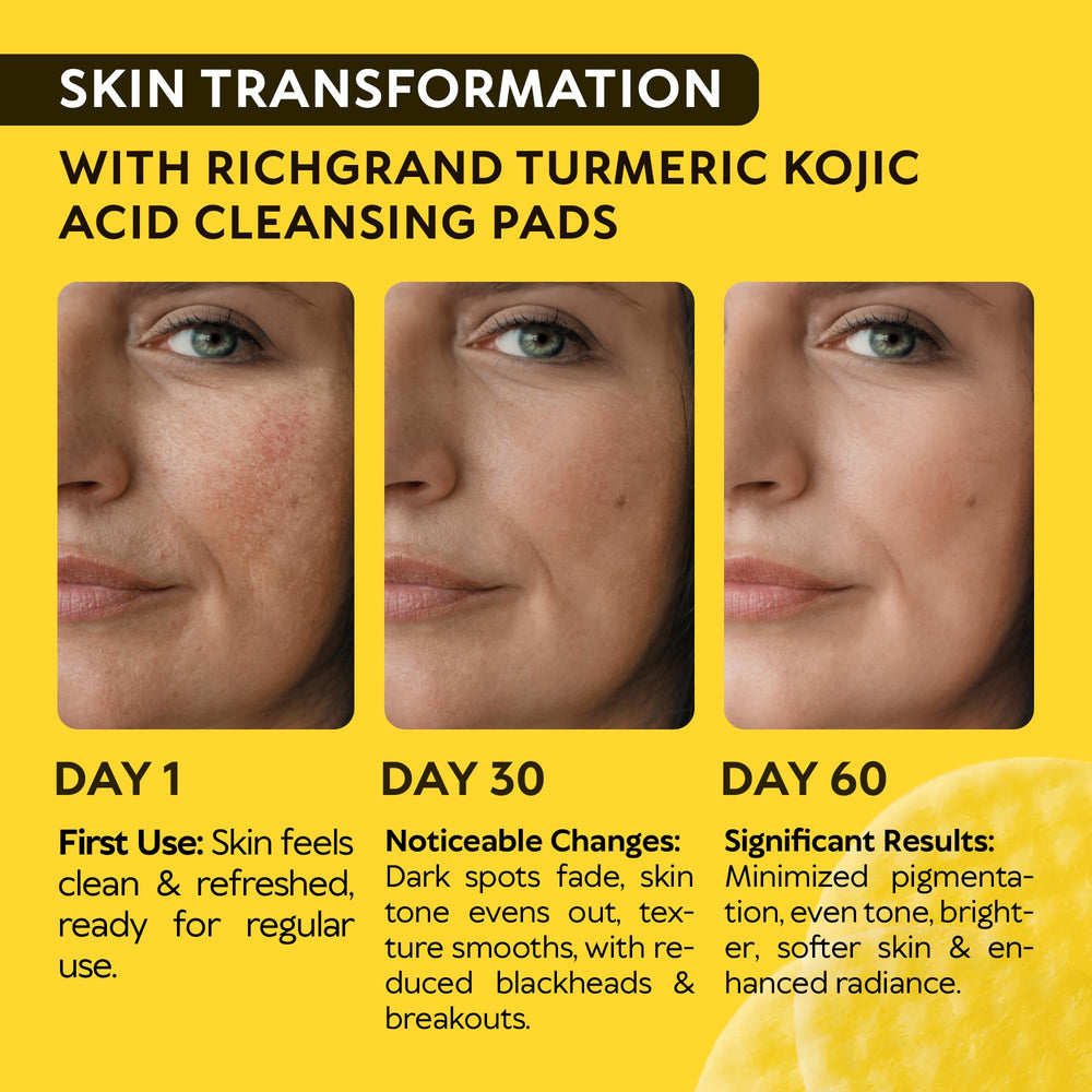 RICHGRAND close-up of pad texture demonstrating gentle exfoliation