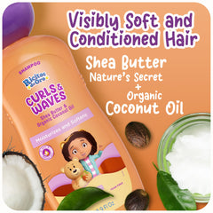 Ricitos de Oro shea butter and coconut oil ingredients highlighting moisturizing benefit