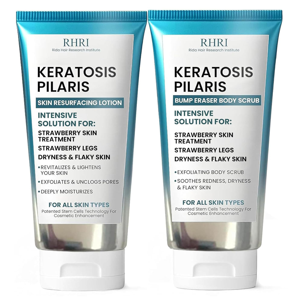 Rida scrub and lotion front packaging showing clean design and benefits
