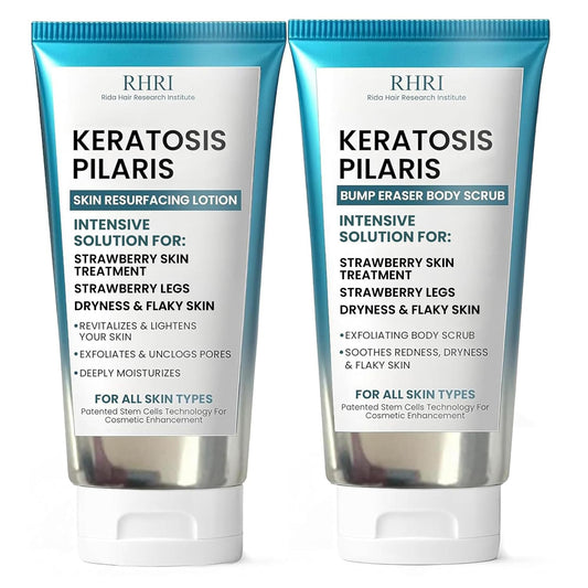Rida scrub and lotion front packaging showing clean design and benefits