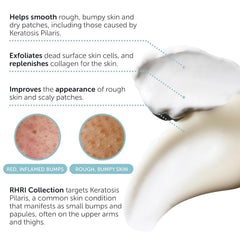 Rida close-up of scrub texture with exfoliating granules and hydration