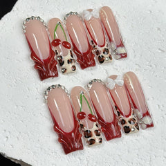 RIICFDD nails on model hand demonstrating finished look for event-ready style