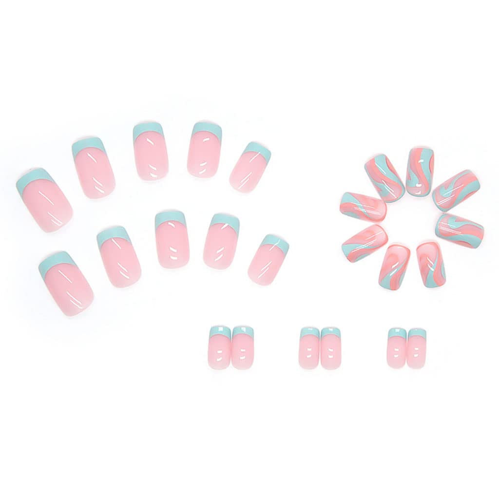 RikView nail file and jelly glue stickers included for easy application and reuse