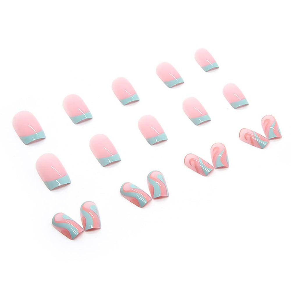 RikView nails on hand showing scale and medium length for everyday elegance