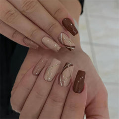 Rilafuvu front packaging showing brown geometric nails and full-cover benefit