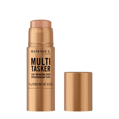 Rimmel bronzing stick front packaging showing product name for quick identification and ease