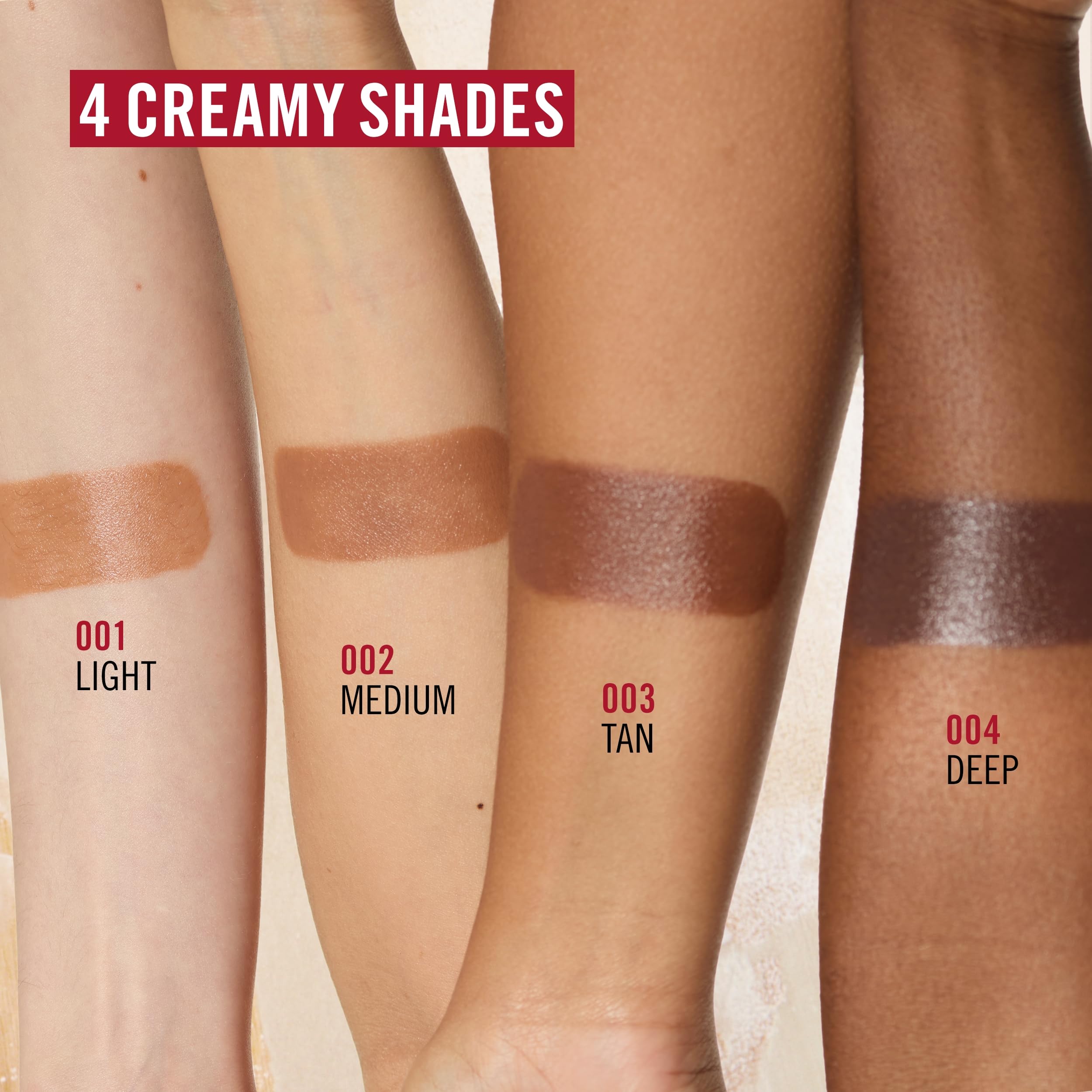 Rimmel bronzing stick size comparison in hand proving compact, portable benefit