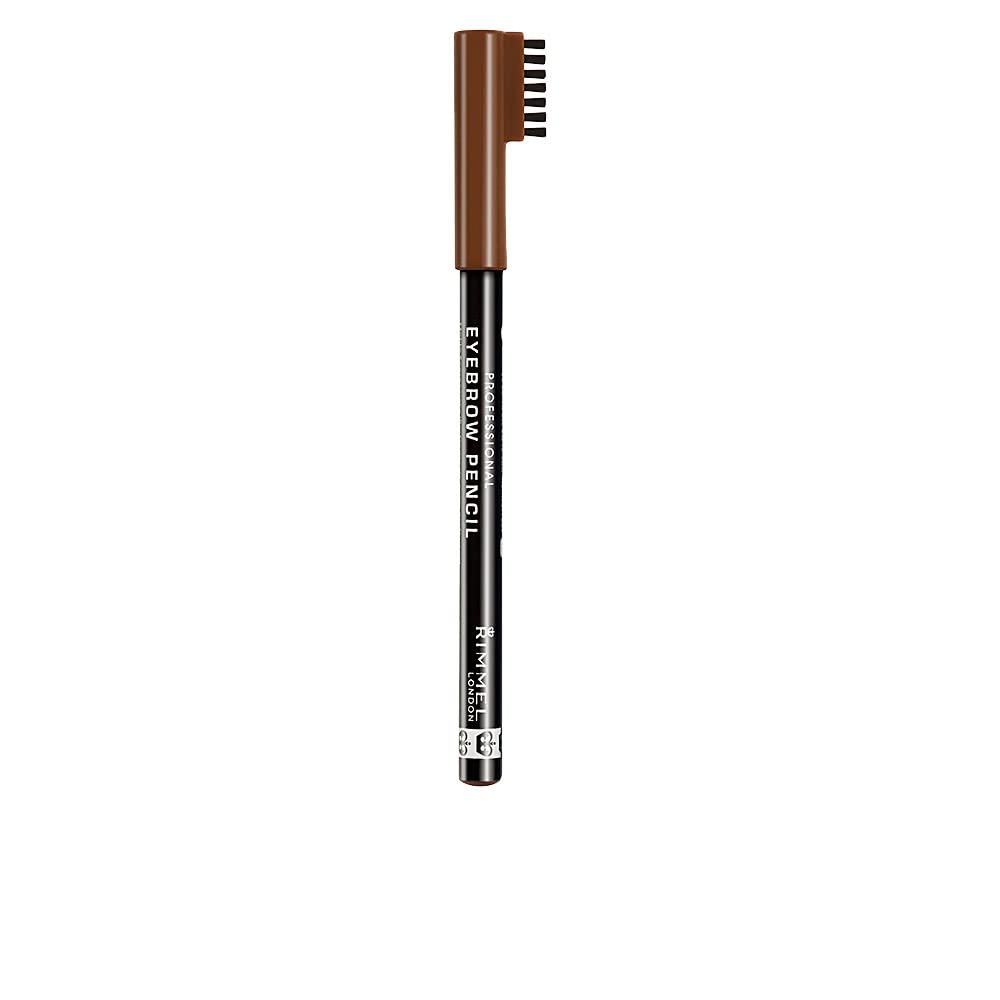 Rimmel Brow This Way front packaging showing pencil and built-in brush for precise grooming