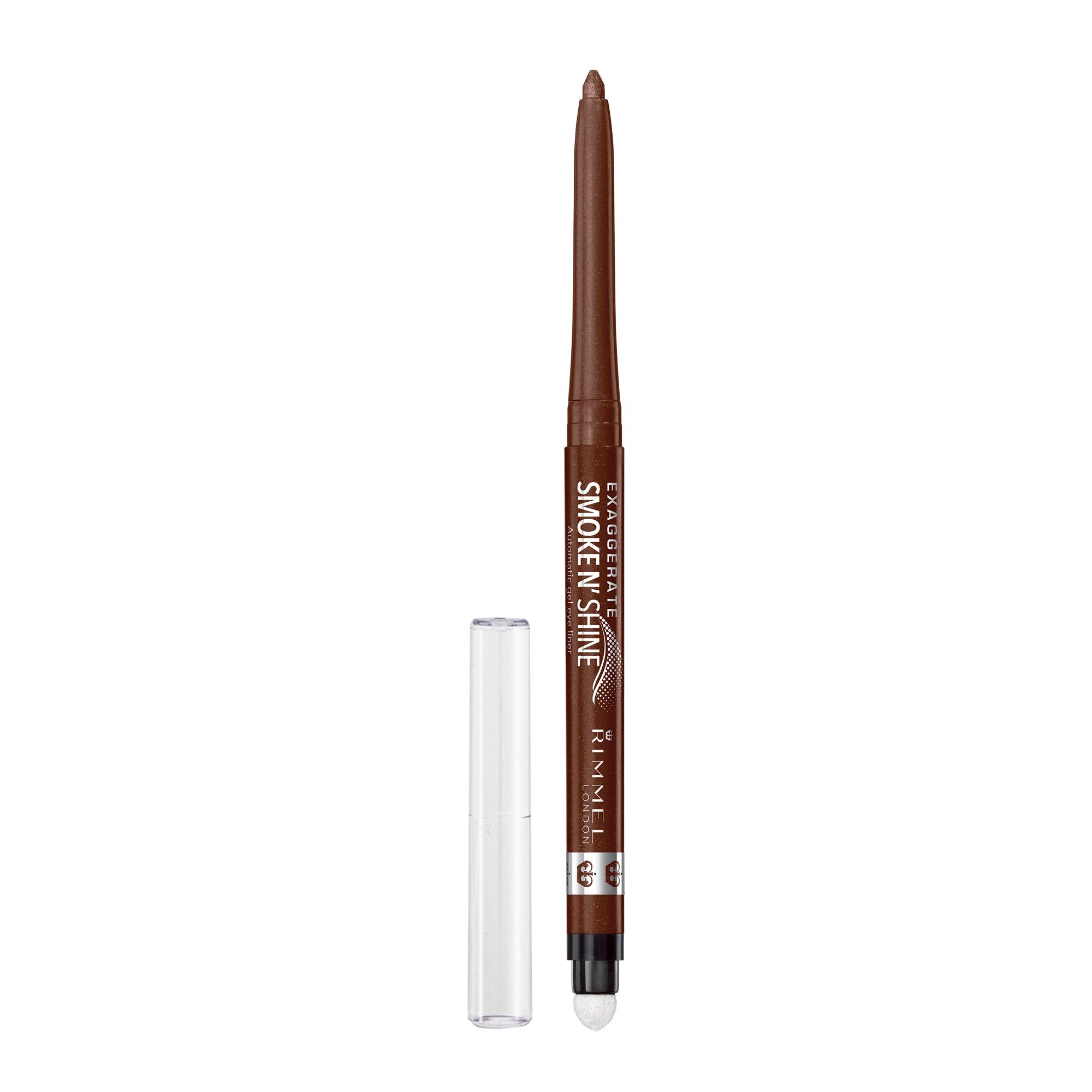 Rimmel Exaggerate front packaging showing product and shade, demonstrates convenience