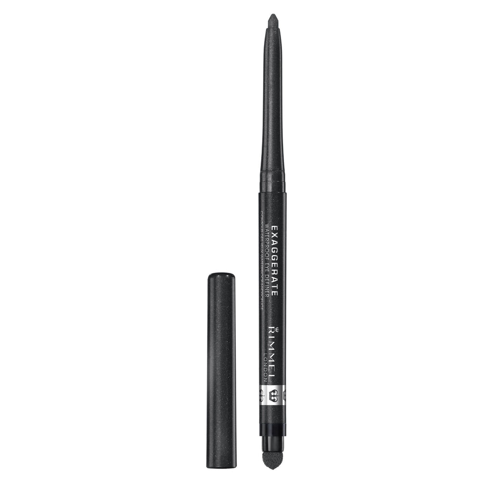 Rimmel Exaggerate front packaging showing Starlit Black for bold definition