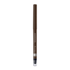 Rimmel Exaggerate pencil tip closeup highlighting creamy pigment and precise application