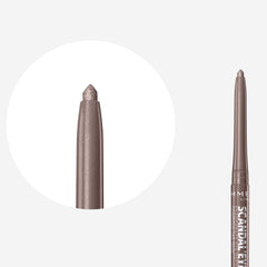 Rimmel eyeliner water test demonstrating waterproof, long-lasting finish