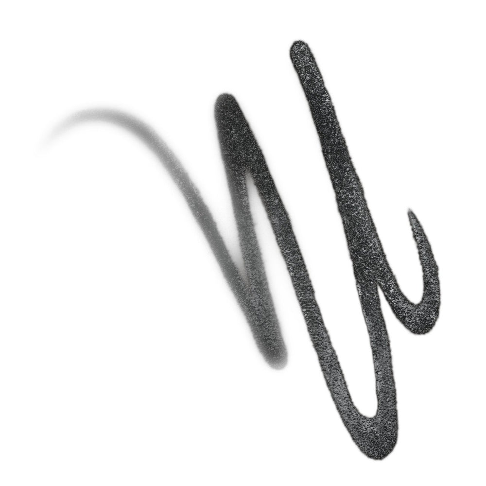Rimmel Exaggerate texture swipe of gel liner showing creamy glide benefit
