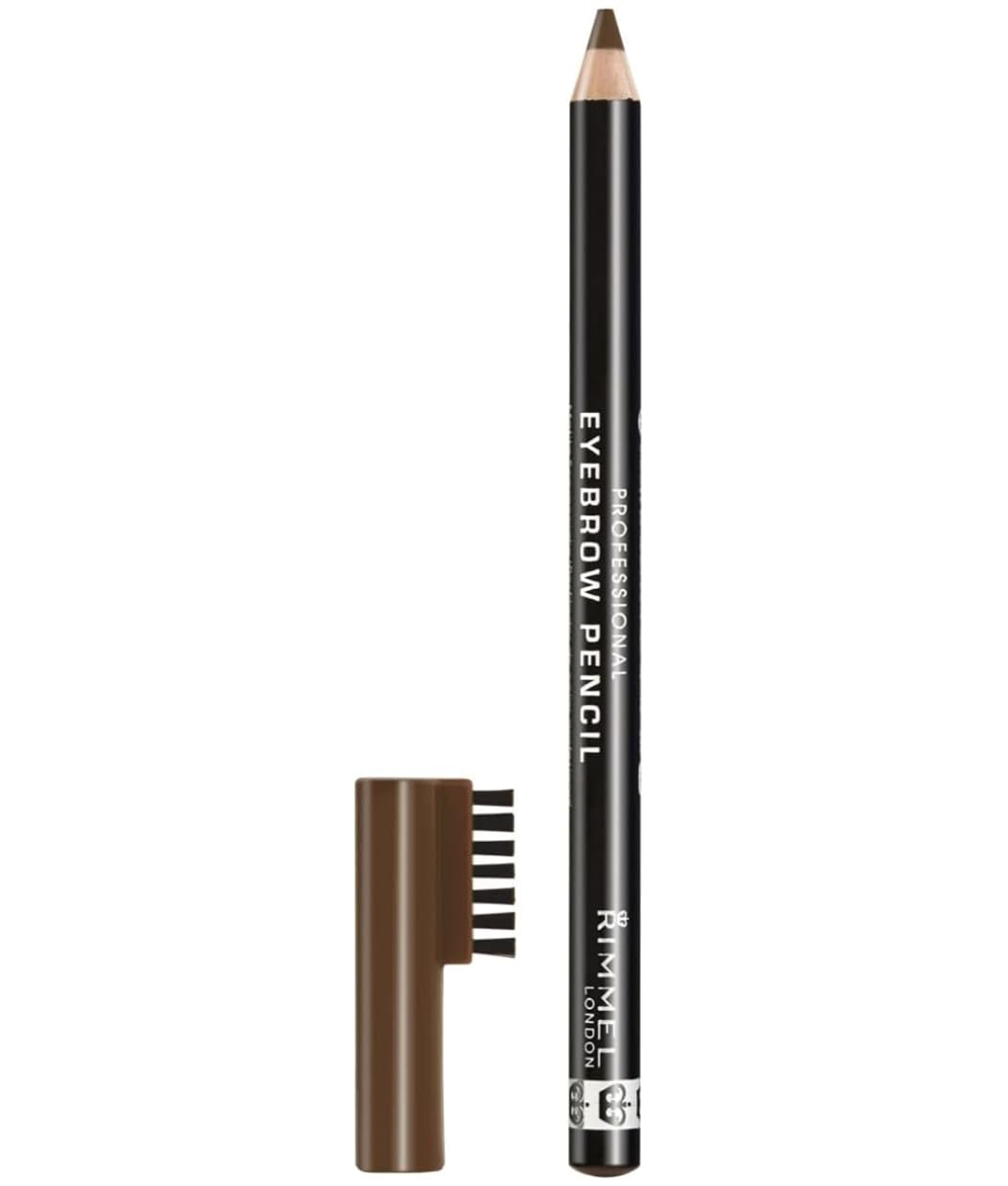 Rimmel hazel brow in use on model demonstrating natural shaping and definition benefit