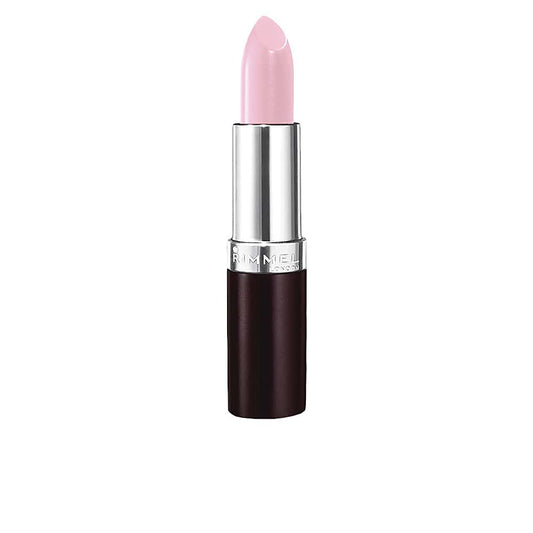 Rimmel Lasting Finish lipstick 002 Candy front view showing vibrant color and sleek packaging for easy application