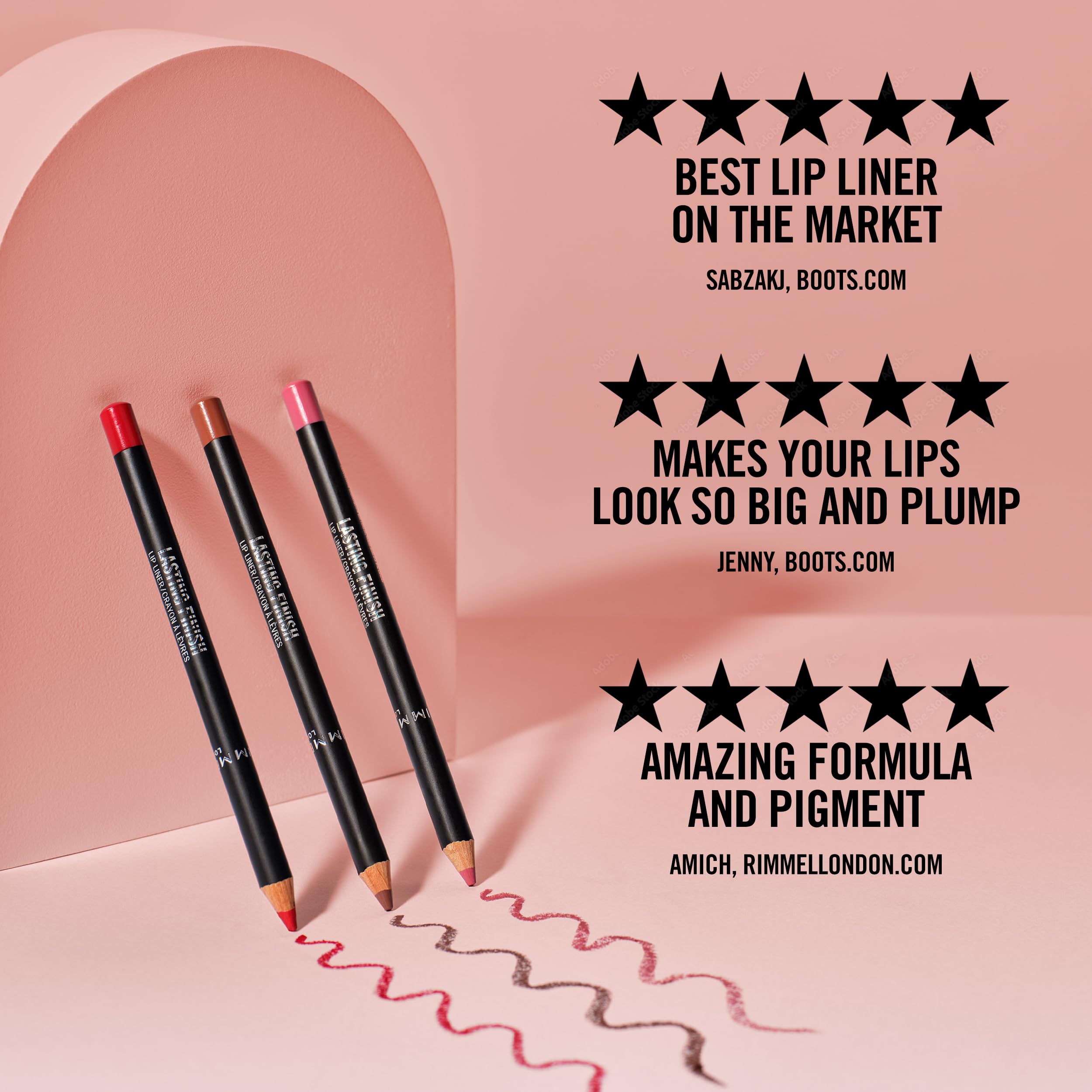 Rimmel lifestyle wear shot shows long-wear confidence in daily life