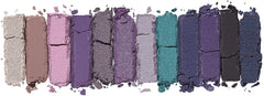 Rimmel Magnif'Eyes close-up of shadow pans showing shimmer texture and blendability