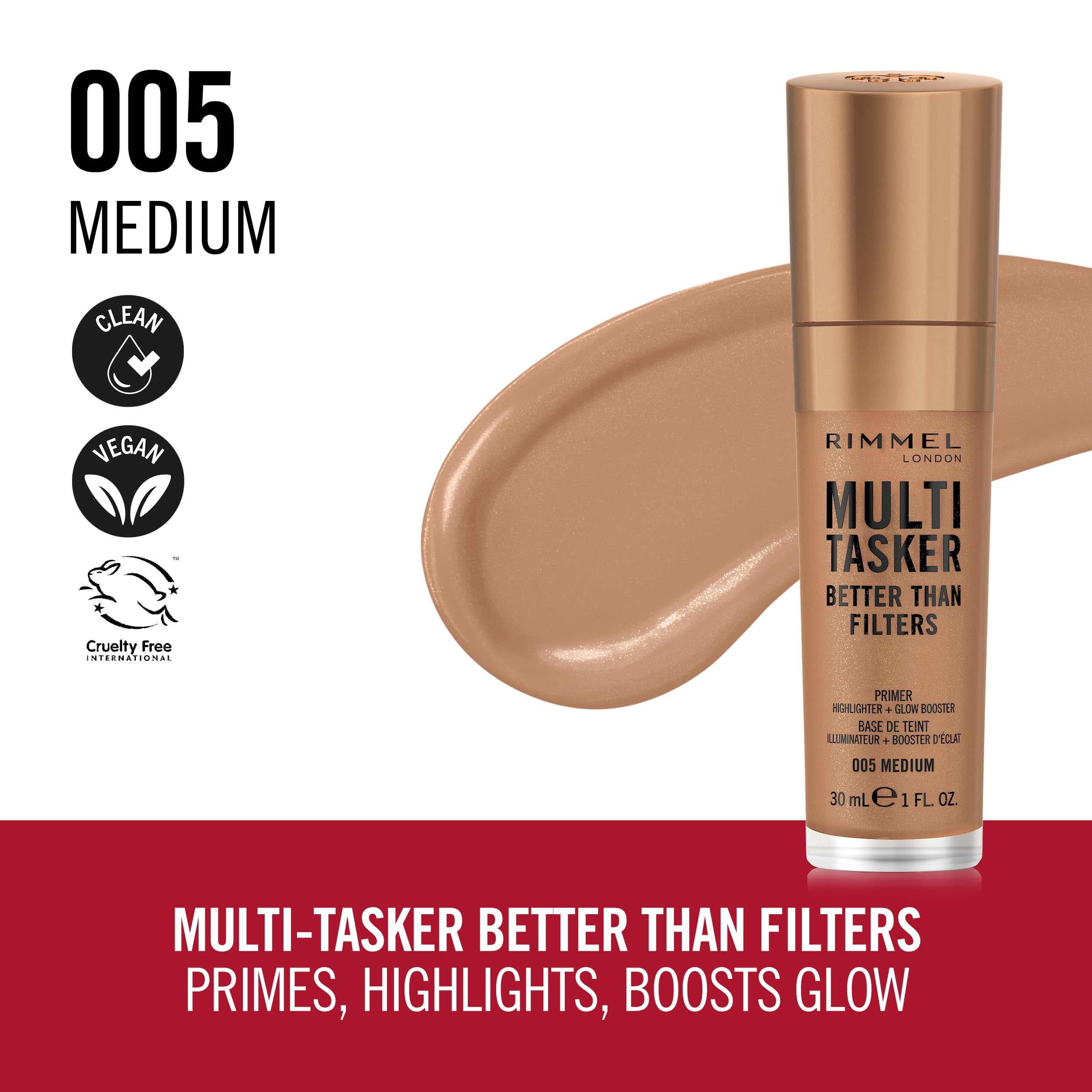 Rimmel giant soft-touch wand dispensing product for easy, precise application