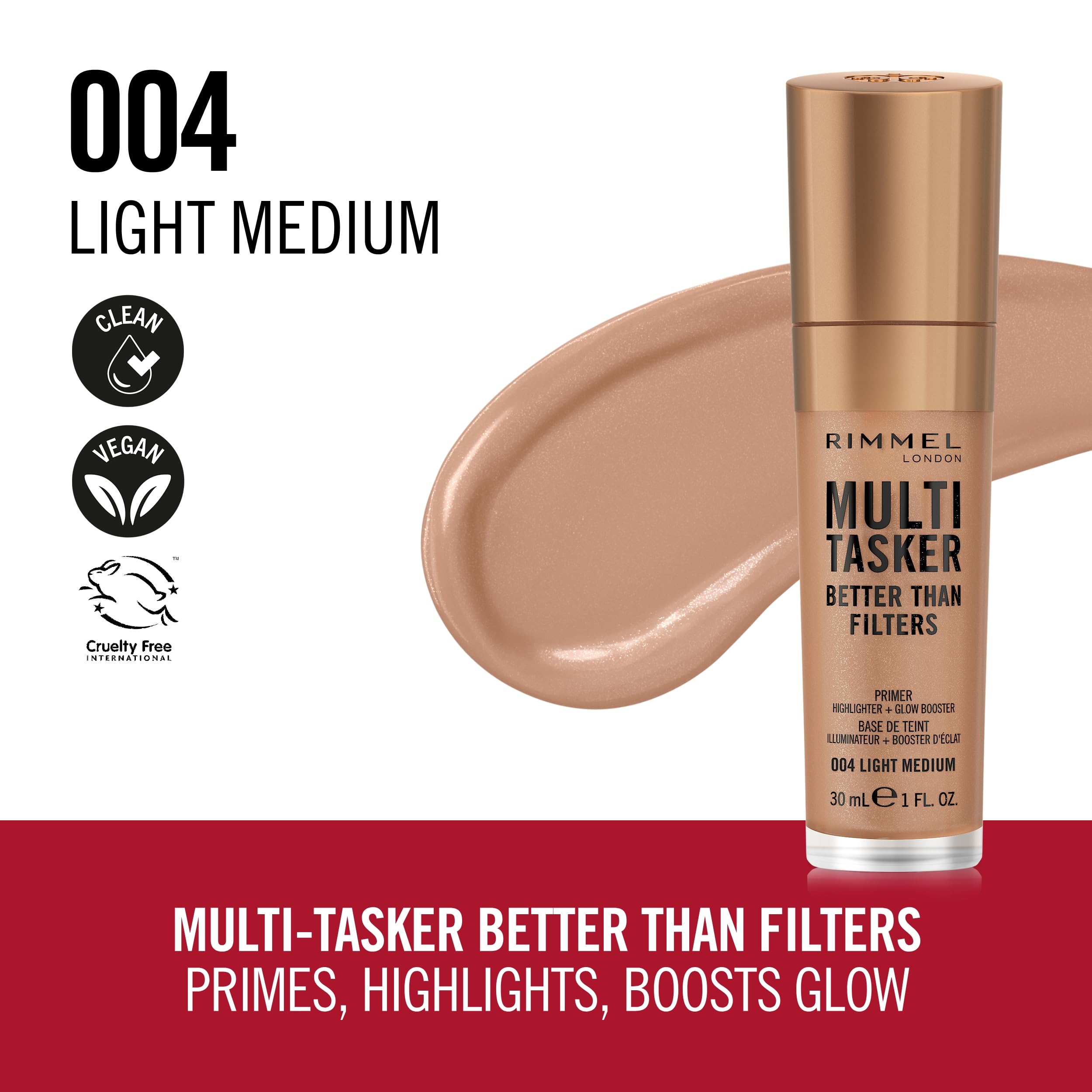Rimmel giant soft-touch wand close-up demonstrating easy grip and smooth, mess-free product pickup