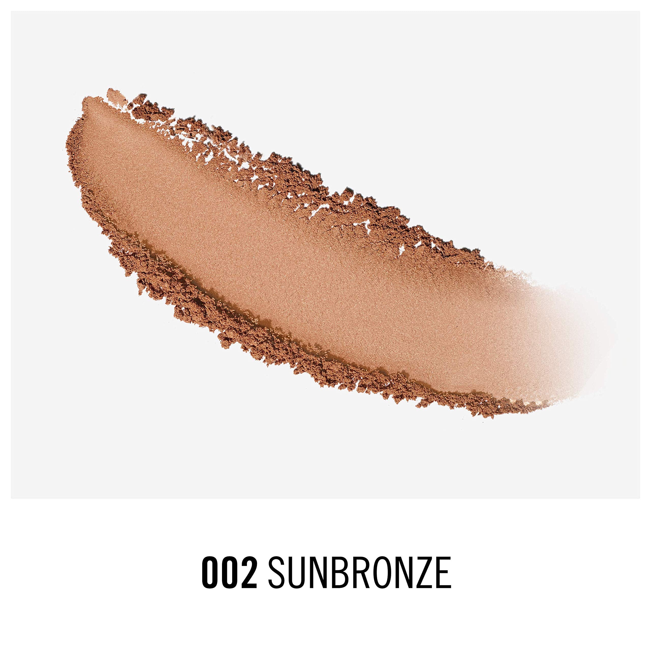 Rimmel swatch on arm displaying Sunbronze warmth and blendable finish