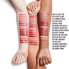 rimmel provocalips after lock coat shine showing sealed glossy, transfer-resistant look