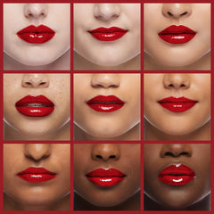 Rimmel Provocalips application wand applying vivid red for precise, lasting color
