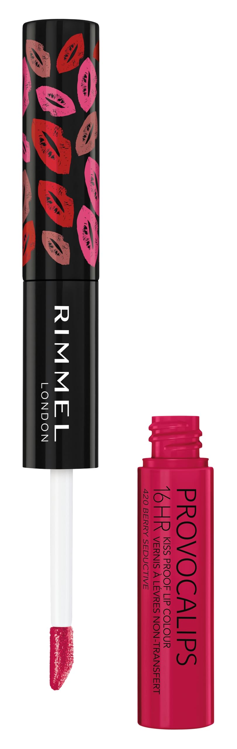Rimmel Provocalips applicator wand close-up for precise application benefit