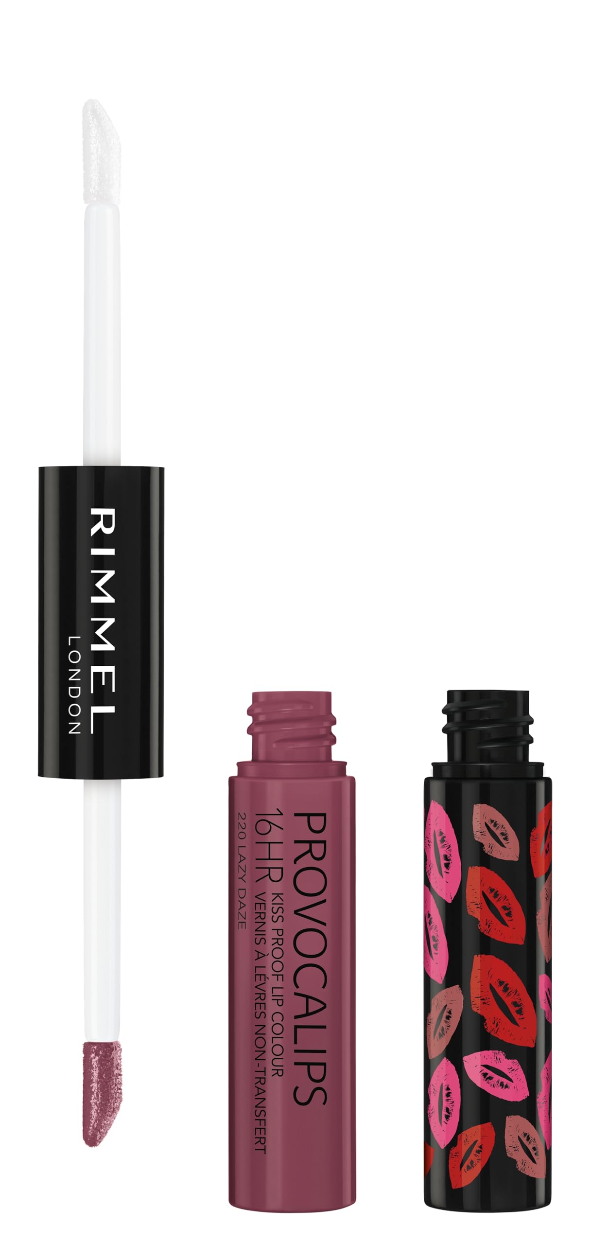 Rimmel Provocalips front packaging showing shade and lasting benefit