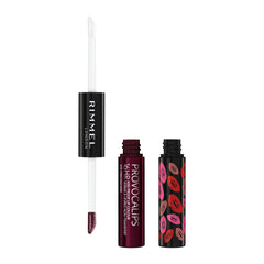 Rimmel front packaging showing compact two-step set and product benefits