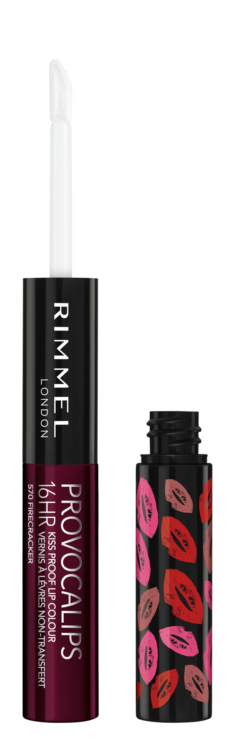 Rimmel open two-step wands showing applicators and easy application