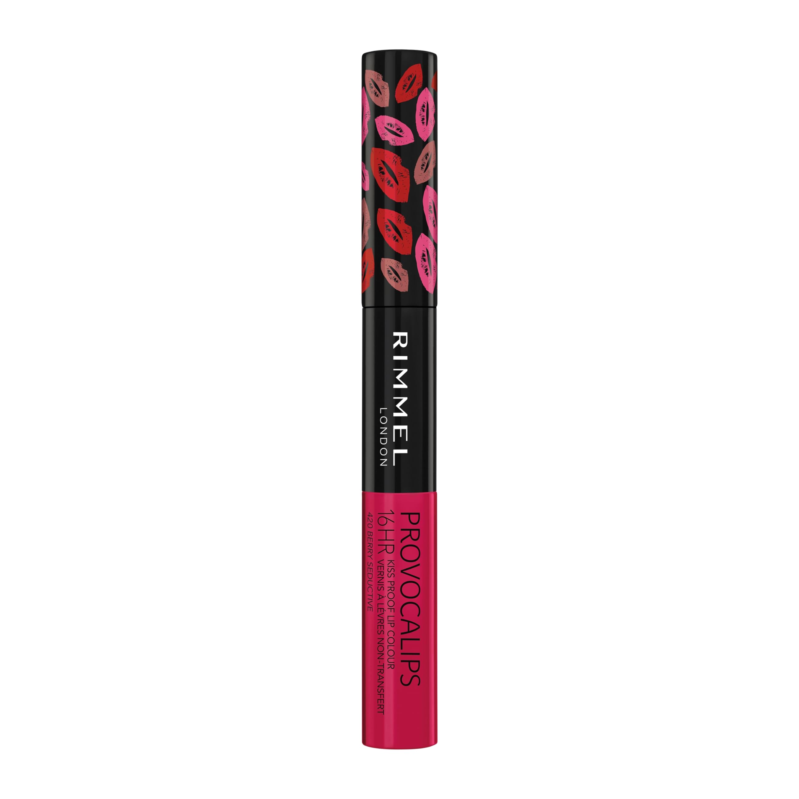 Rimmel Provocalips next to coin for size and scale convenience benefit
