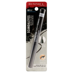 Rimmel Scandaleyes front view showing compact black pen packaging and bold benefit