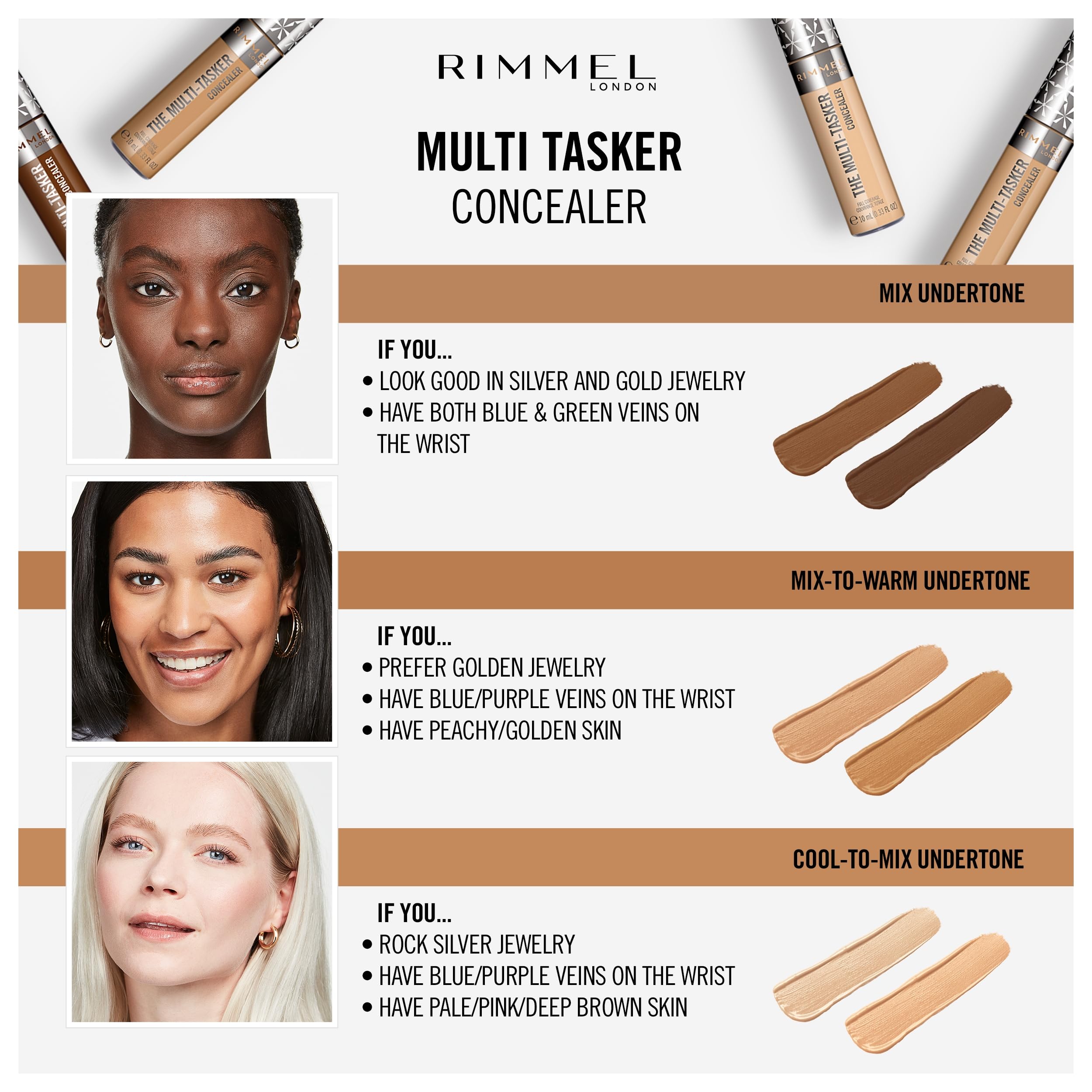 Rimmel concealer held in hand showing size for travel and everyday use