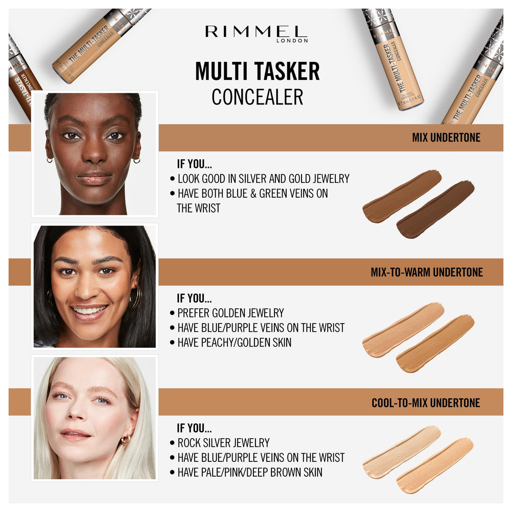 Rimmel concealer held in hand showing size for travel and everyday use
