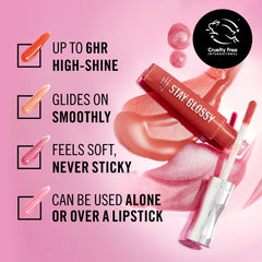 Rimmel held in hand for scale indicating compact 0.18 oz tube