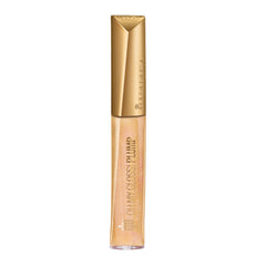Rimmel Stay Plumped front packaging showing shade 801 Angel Shimmer with product benefit