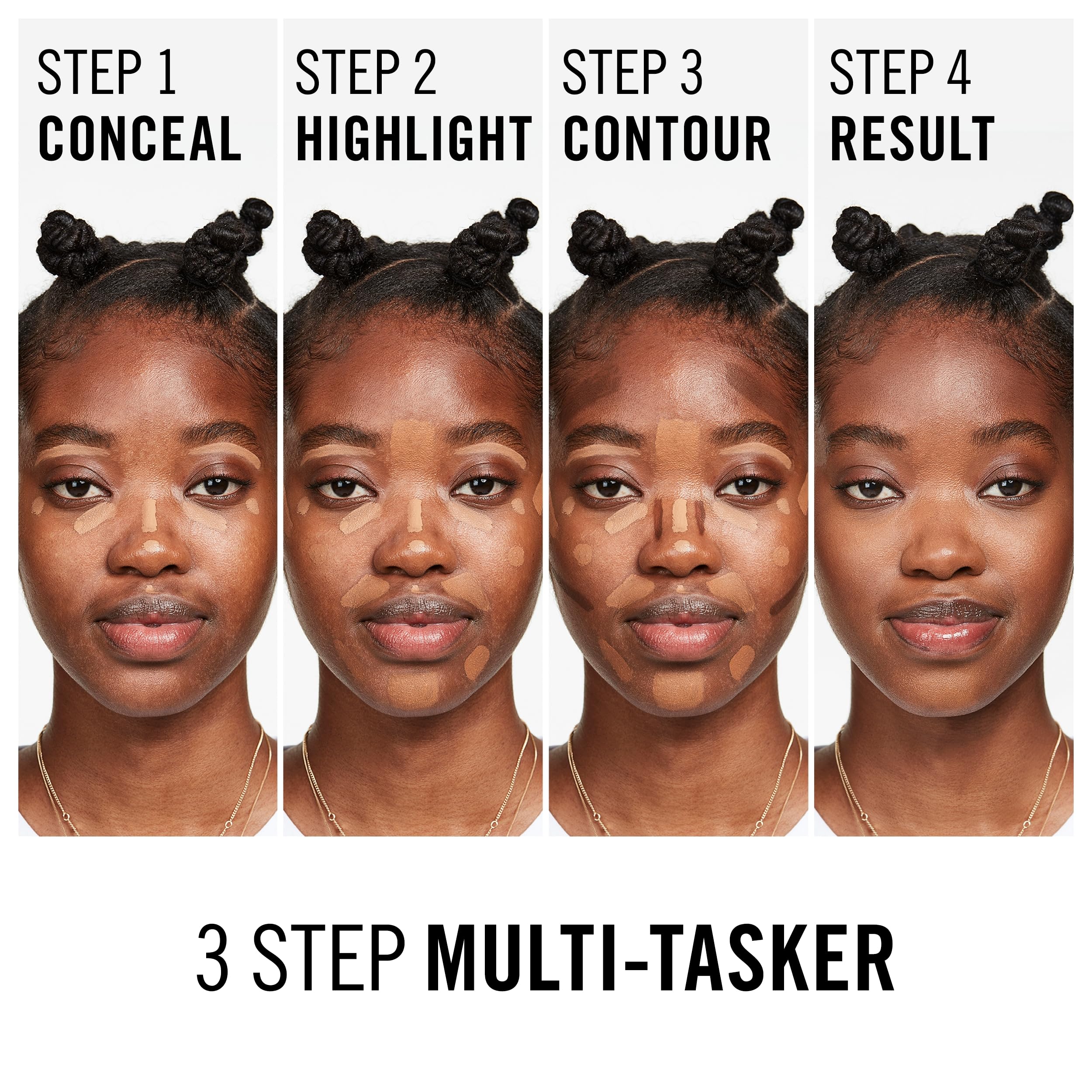 Rimmel texture closeup highlighting creamy blendability and smooth finish