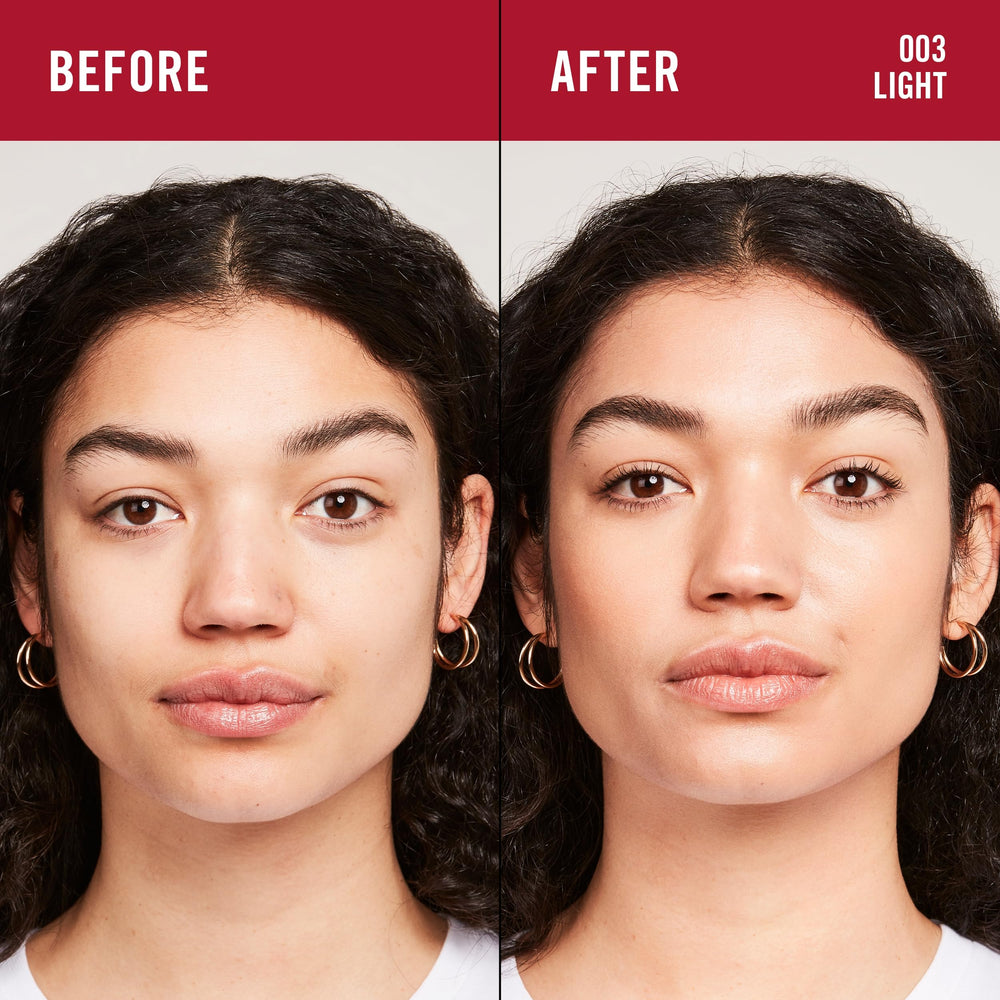 Rimmel texture swipe on white, brand lightweight blendable finish benefit